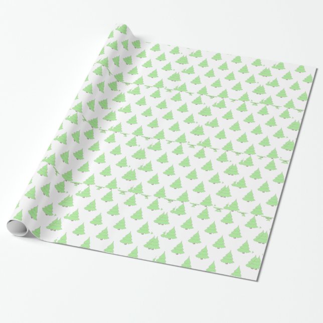Weihnachtsbaum Geschenkpapier (Ungerollt)