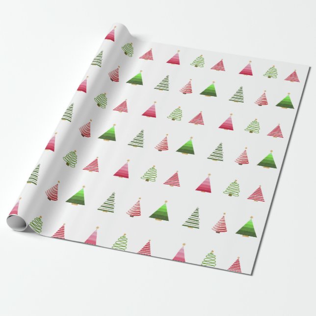 Weihnachtsbaum-Geschenkpapier Geschenkpapier (Ungerollt)