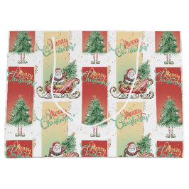 Weihnachtsbaum-Geschenktasche Große Geschenktüte