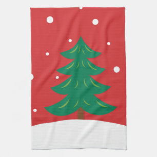 Weihnachtsbaum Geschirrtuch