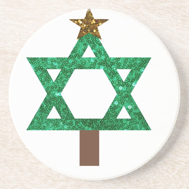 Weihnachtsbaum Getränkeuntersetzer (Vorne)
