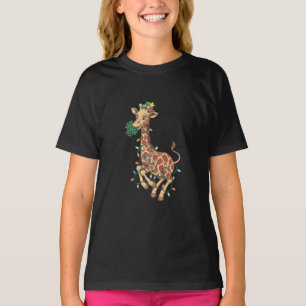 Weihnachtsbaum Giraffe Lover Geschenk Liebe T-Shirt