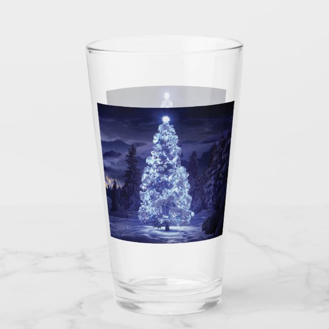 Weihnachtsbaum Glas (Vorderseite)