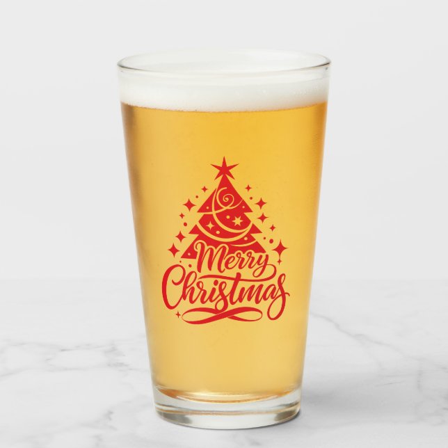 Weihnachtsbaum Glas (Vorne (Gefüllt))