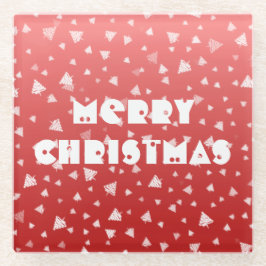 Weihnachtsbaum Glasuntersetzer