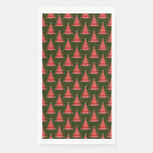 Weihnachtsbaum Green Red Pattern Design