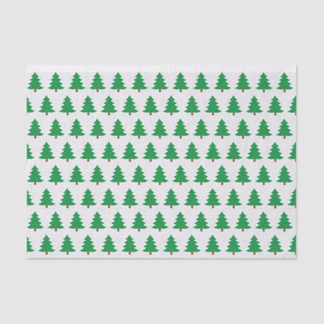Weihnachtsbaum Green Seidenpapier (Vorderseite)