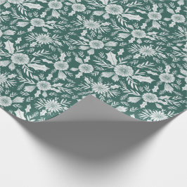 Weihnachtsbaum Grün Geschenkpapier