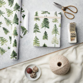 Weihnachtsbaum Grüne Pine Tree Geschenkpapier