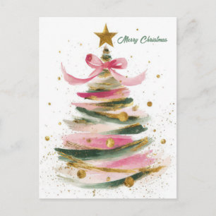 Weihnachtsbaum Grüße Feiertagspostkarte