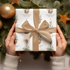 Weihnachtsbaum | Happy Holiday Geschenkpapier