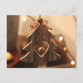 Weihnachtsbaum Herz Postkarte