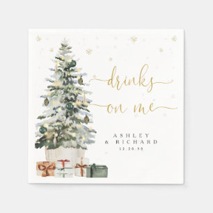 Weihnachtsbaum-Hochzeitsservietten Serviette