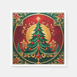 Weihnachtsbaum Holiday Napkin Serviette