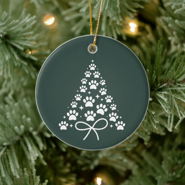 Weihnachtsbaum Hund Lover Besitzer Gabe Urlaub Keramik Ornament (Baum)