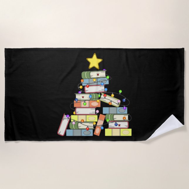 Weihnachtsbaum I Strandtuch (Vorderseite)