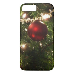 Weihnachtsbaum I Urlaub Hübsch grün und rot iPhone 8 Plus/7 Plus Hülle