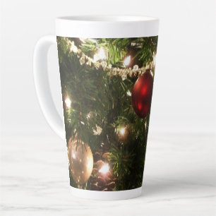 Weihnachtsbaum I Urlaub Hübsch grün und rot Milchtasse