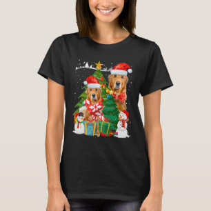 Weihnachtsbaum Idee für Frauen Weihnachten Golden  T-Shirt