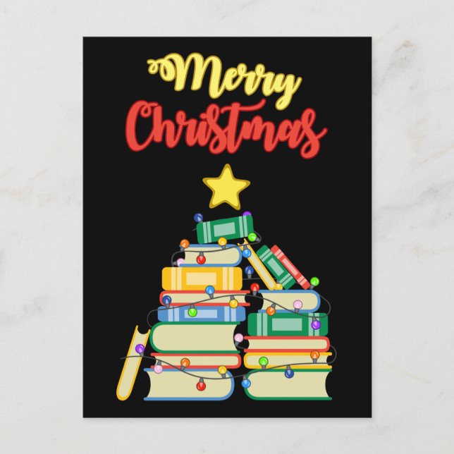 Weihnachtsbaum II Postkarte (Vorderseite)