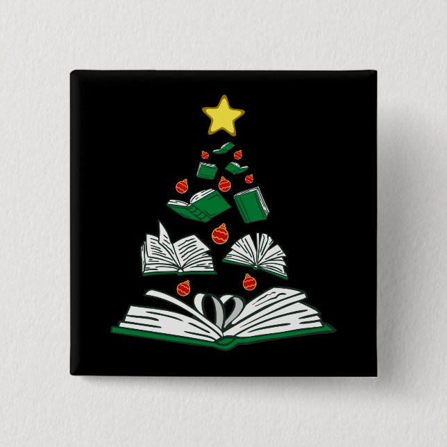 Weihnachtsbaum III Button (Vorderseite)