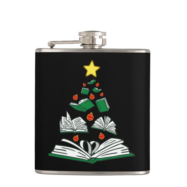 Weihnachtsbaum III Flachmann (Vorderseite)