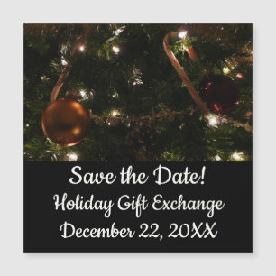 Weihnachtsbaum III Save the Date Magnetkarte