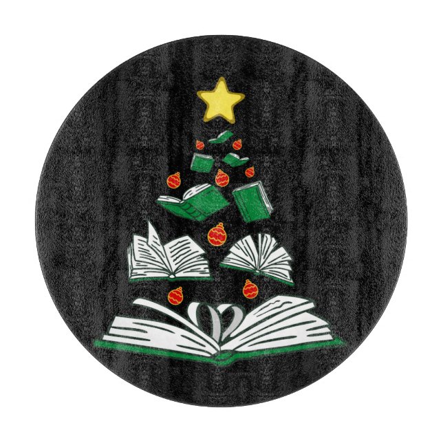 Weihnachtsbaum III Schneidebrett (Vorderseite)