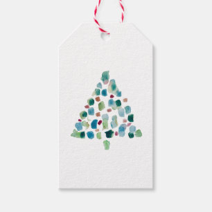 Weihnachtsbaum-Illustration Klassische Geschenketi Geschenkanhänger