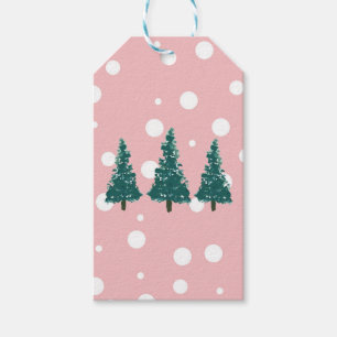 Weihnachtsbaum-Illustration Klassische Geschenketi Geschenkanhänger