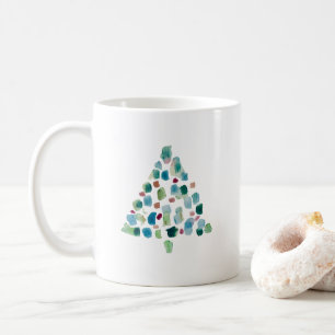 Weihnachtsbaum-Illustration Lassen Sie es Schnee K Kaffeetasse