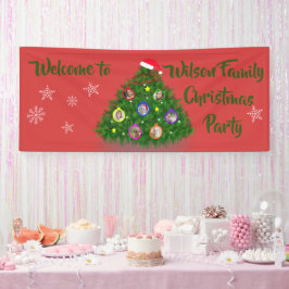Weihnachtsbaum im Foto Banner