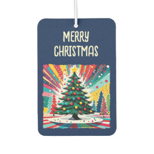 Weihnachtsbaum in abstrakter Kunst 39 - Fan Fun Autolufterfrischer