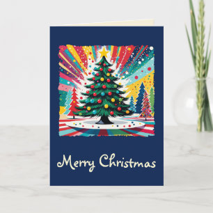 Weihnachtsbaum in abstrakter Kunst 39 - Fan Fun Karte