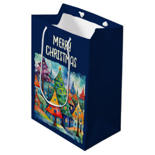 Weihnachtsbaum in abstrakter Kunst 8 - Fanspass Mittlere Geschenktüte