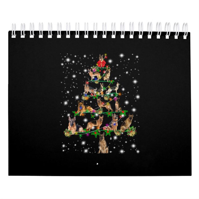 Weihnachtsbaum in Deutschland mit Lichteinfall Kalender (Titelbild)