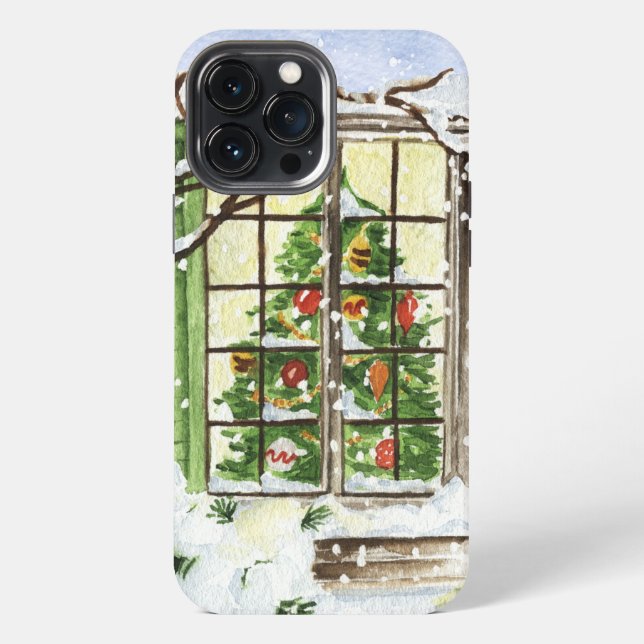 Weihnachtsbaum iPhone 13 Pro Max Hülle (Rückseite)