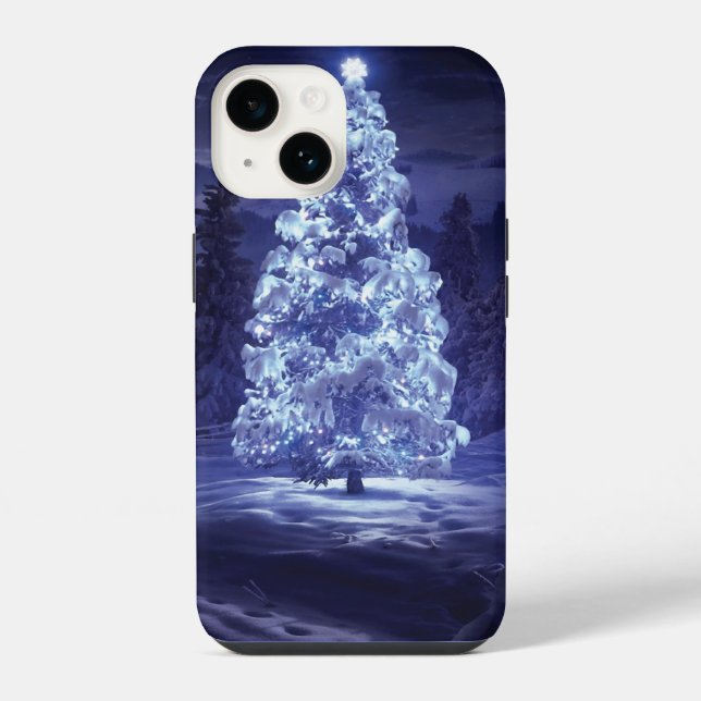 Weihnachtsbaum  iPhone 14 hülle (Rückseite)