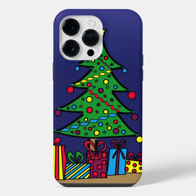 Weihnachtsbaum iPhone 14 Pro Max Hülle (Rückseite)