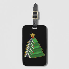 Weihnachtsbaum IV Gepäckanhänger