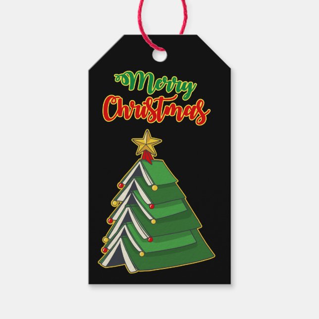 Weihnachtsbaum IV Geschenkanhänger (Vorderseite)