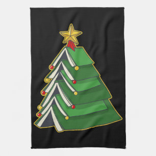 Weihnachtsbaum IV Geschirrtuch