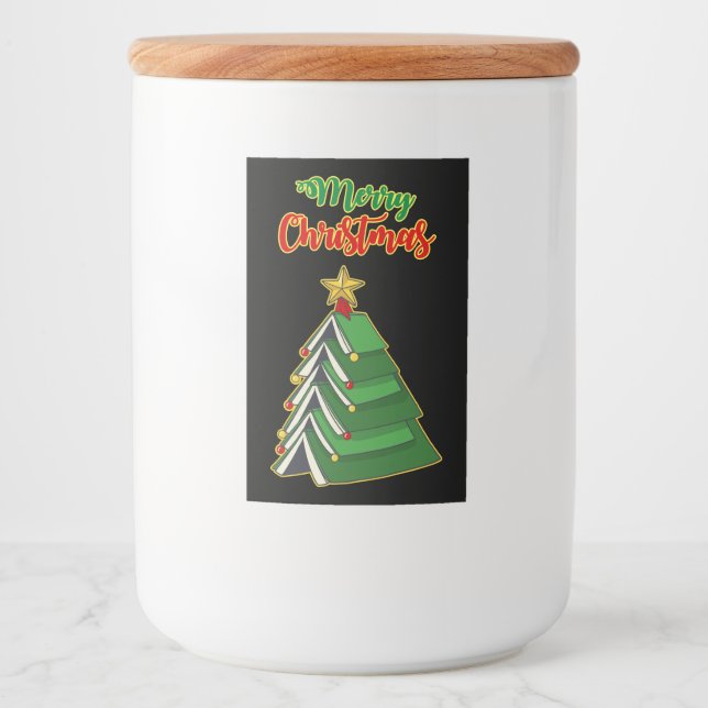 Weihnachtsbaum IV Lebensmitteletikett (Vorderseite)