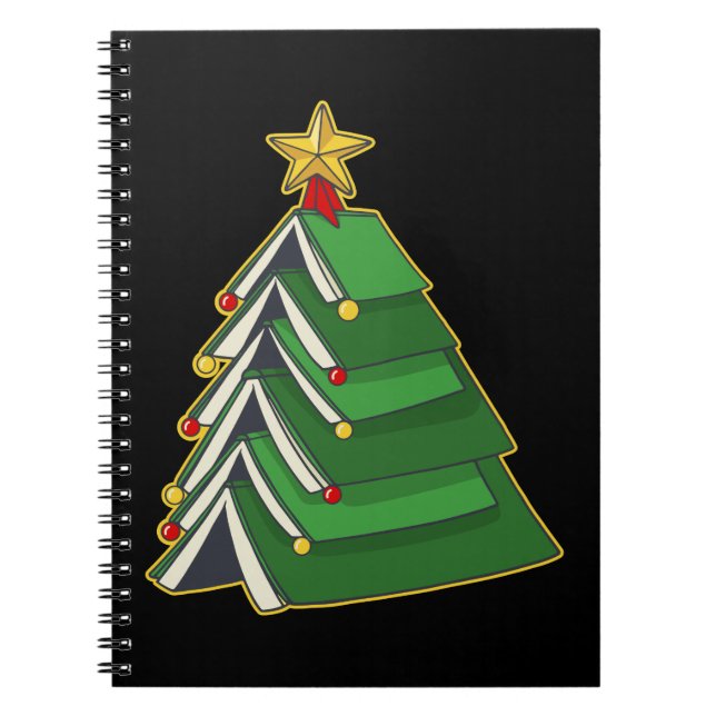 Weihnachtsbaum IV Notizblock (Vorderseite)