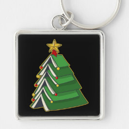 Weihnachtsbaum IV Schlüsselanhänger