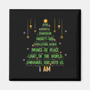 Weihnachtsbaum Jesus Christliche Bibel Glaube Urla Magnet