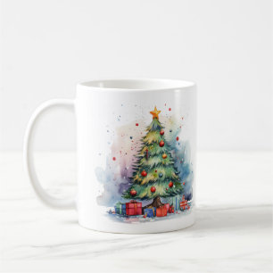 Weihnachtsbaum Kaffeetasse