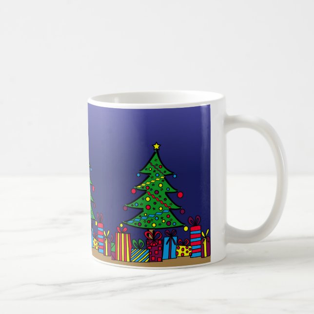 Weihnachtsbaum Kaffeetasse (Rechts)