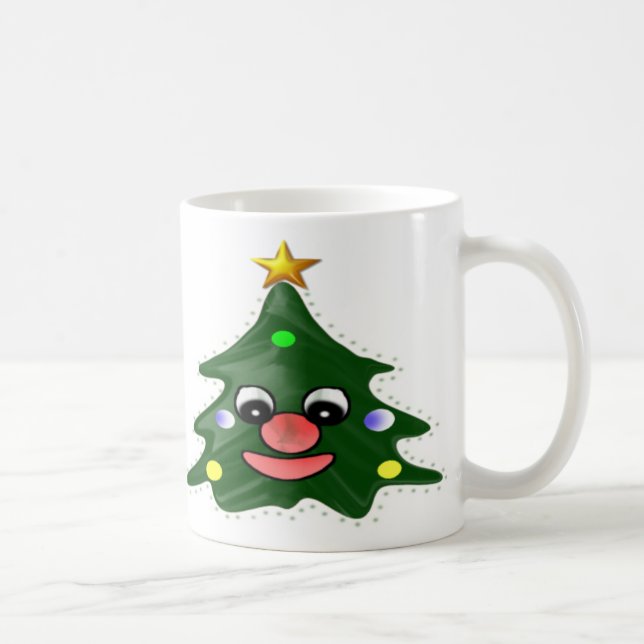 Weihnachtsbaum Kaffeetasse (Rechts)