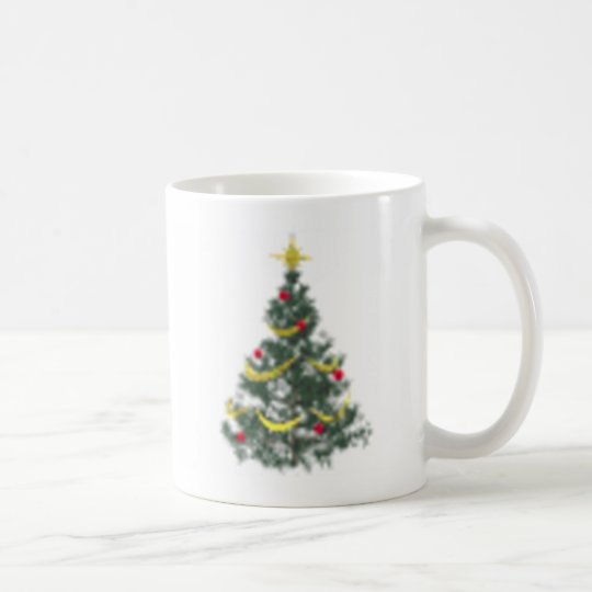Weihnachtsbaum Kaffeetasse